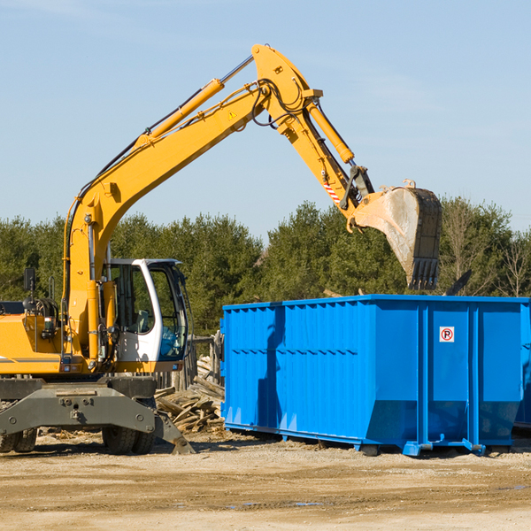 what are the rental fees for a residential dumpster in Pittsford